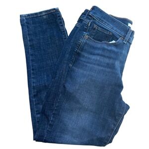 Levis Classic Capri Jeans Womens 27 Dark Wash Slim Fit Cropped Denim Pants